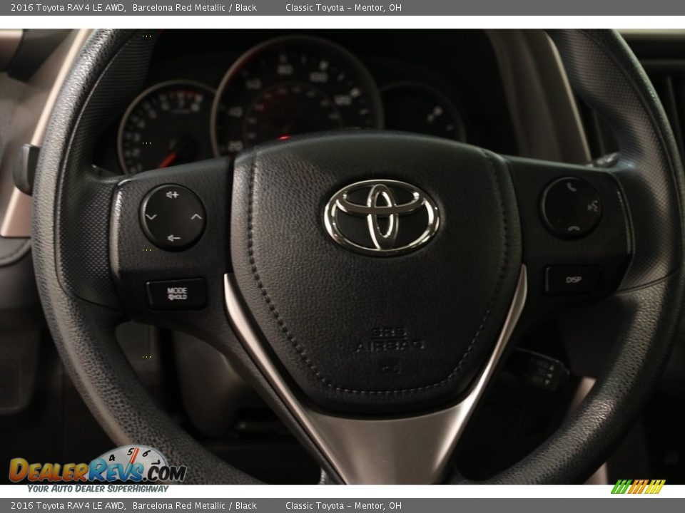 2016 Toyota RAV4 LE AWD Barcelona Red Metallic / Black Photo #6