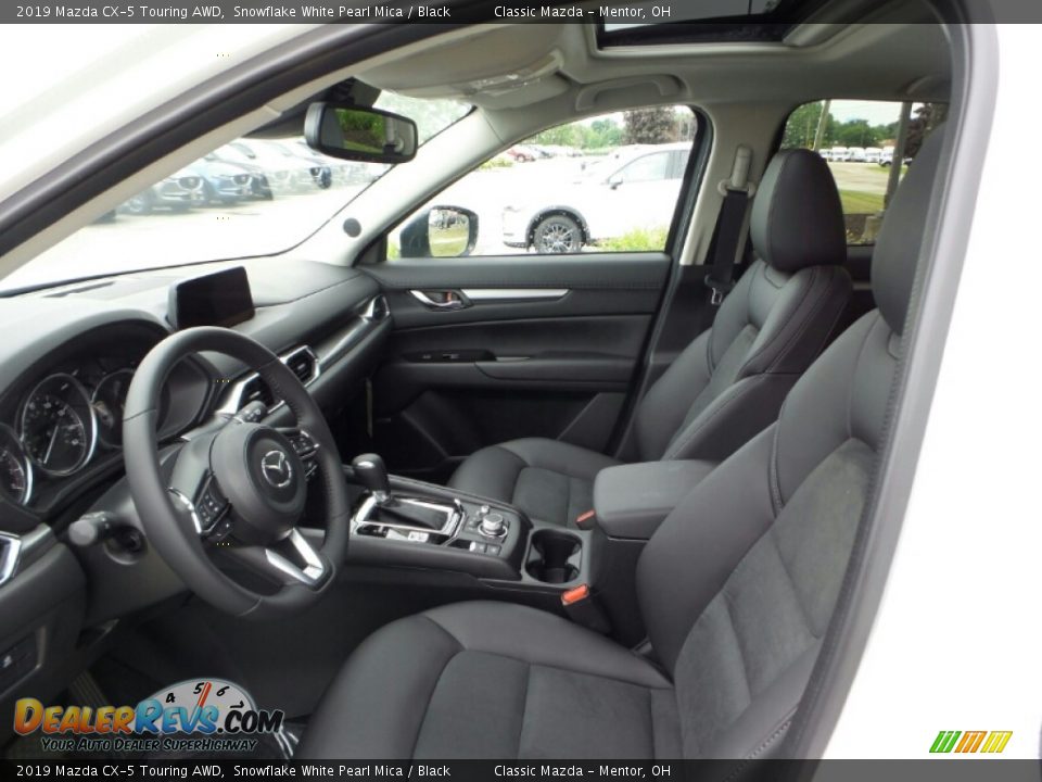 2019 Mazda CX-5 Touring AWD Snowflake White Pearl Mica / Black Photo #8