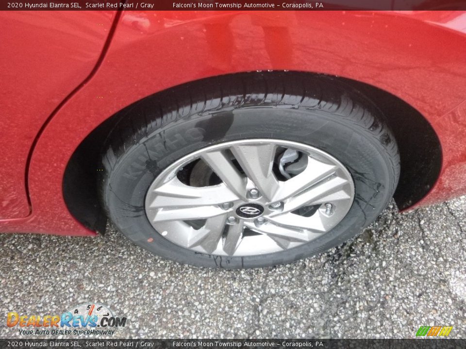 2020 Hyundai Elantra SEL Scarlet Red Pearl / Gray Photo #8