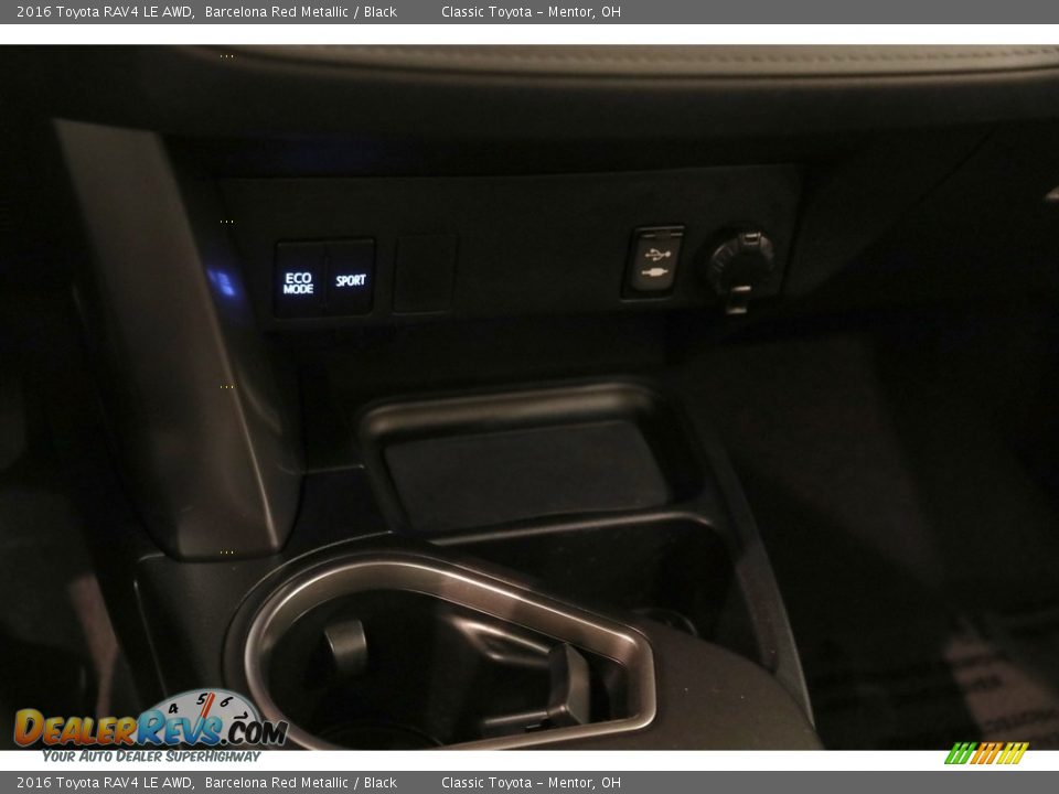 2016 Toyota RAV4 LE AWD Barcelona Red Metallic / Black Photo #14