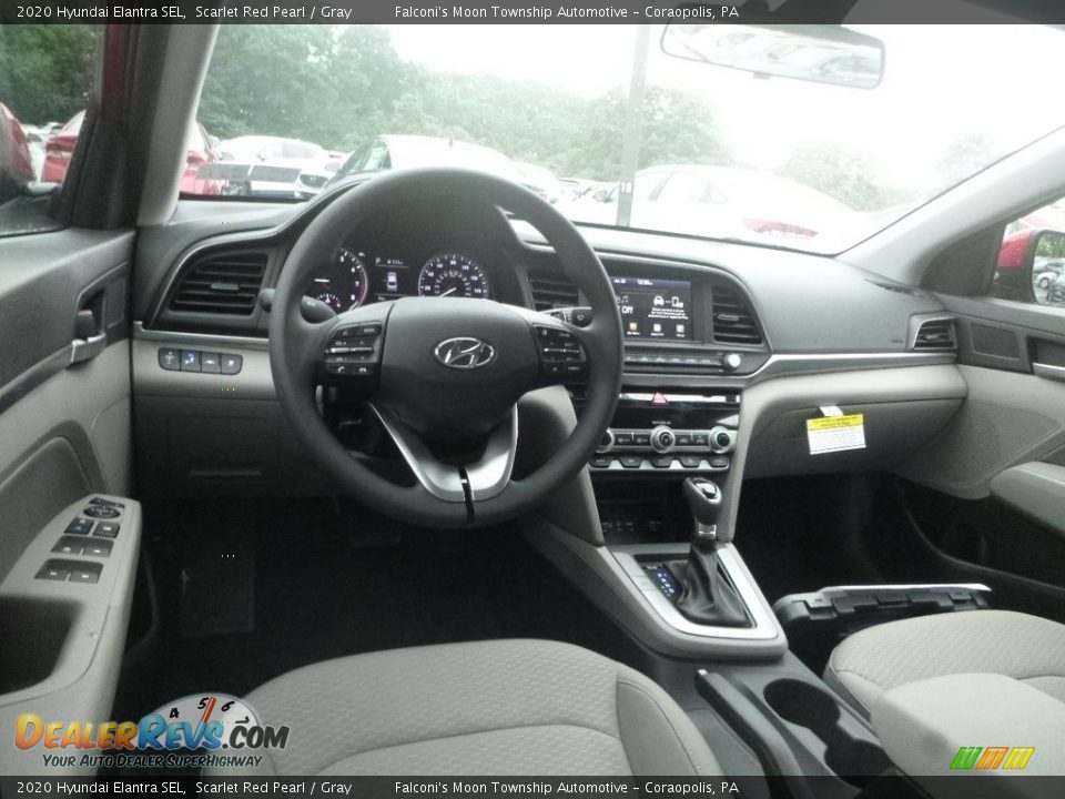 Gray Interior - 2020 Hyundai Elantra SEL Photo #10