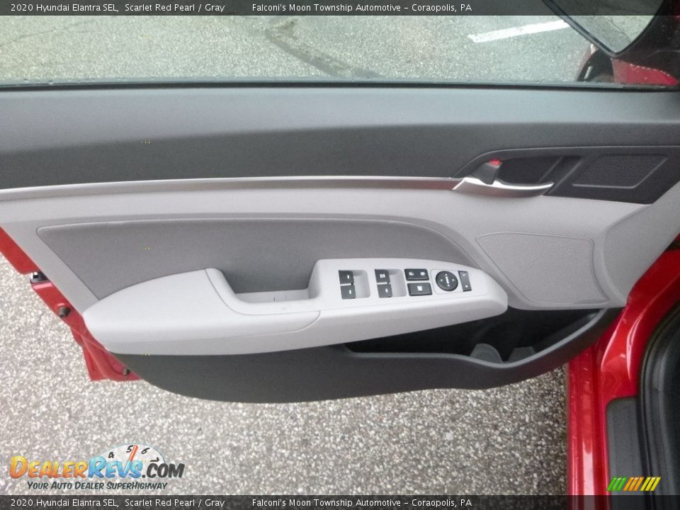 2020 Hyundai Elantra SEL Scarlet Red Pearl / Gray Photo #11