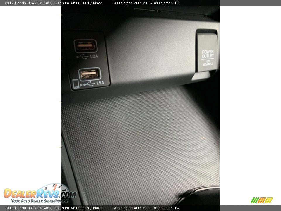 2019 Honda HR-V EX AWD Platinum White Pearl / Black Photo #36