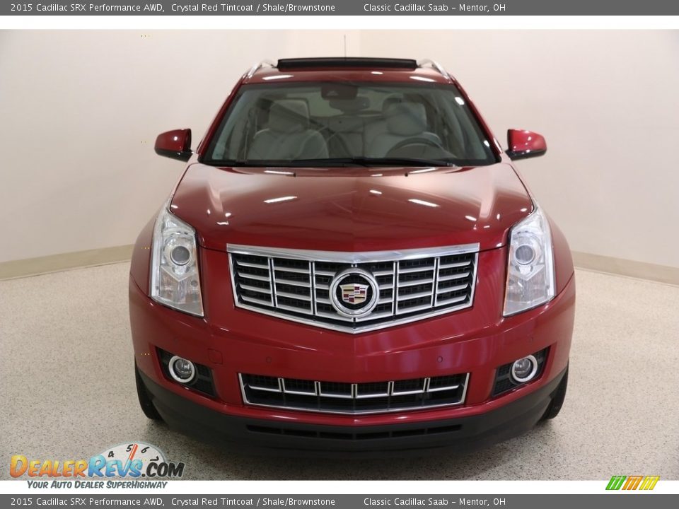 2015 Cadillac SRX Performance AWD Crystal Red Tintcoat / Shale/Brownstone Photo #2