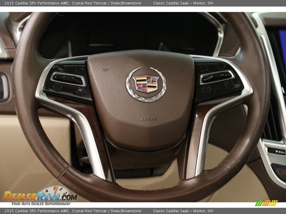 2015 Cadillac SRX Performance AWD Crystal Red Tintcoat / Shale/Brownstone Photo #7