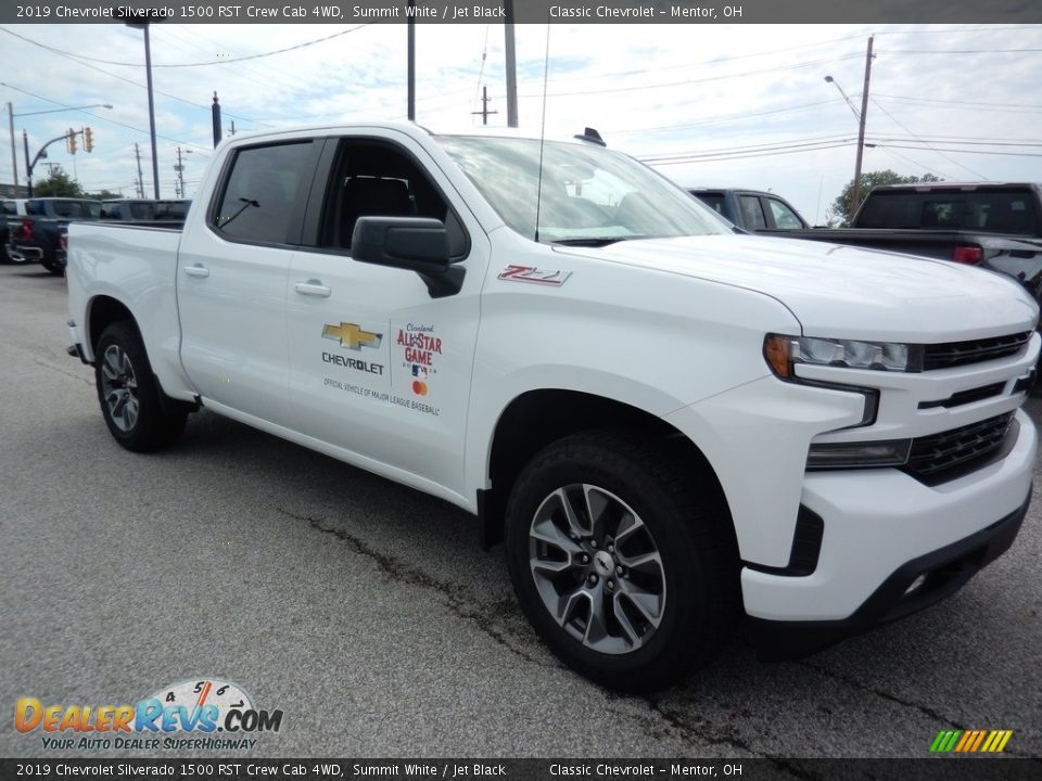 2019 Chevrolet Silverado 1500 RST Crew Cab 4WD Summit White / Jet Black Photo #3