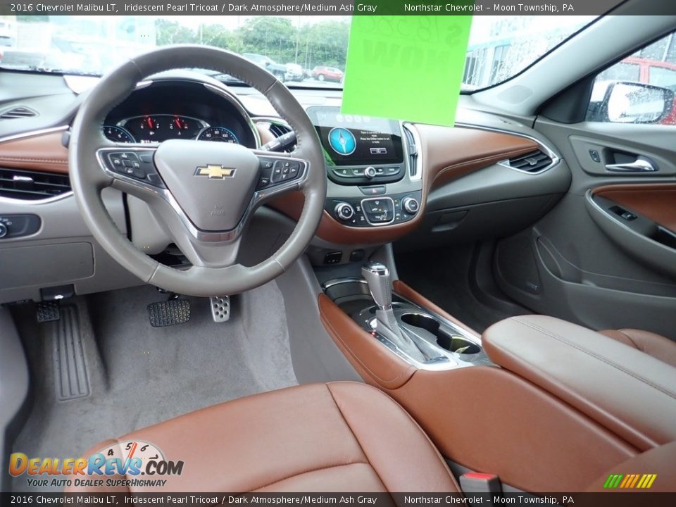 2016 Chevrolet Malibu LT Iridescent Pearl Tricoat / Dark Atmosphere/Medium Ash Gray Photo #22