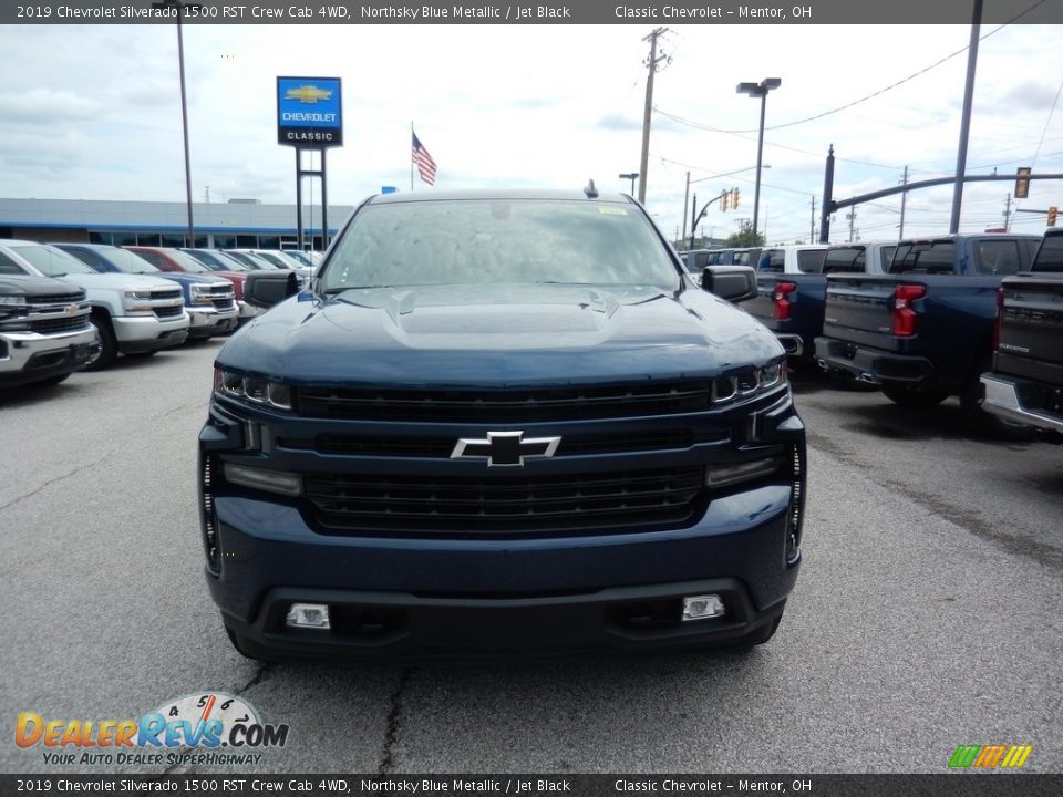 2019 Chevrolet Silverado 1500 RST Crew Cab 4WD Northsky Blue Metallic / Jet Black Photo #2