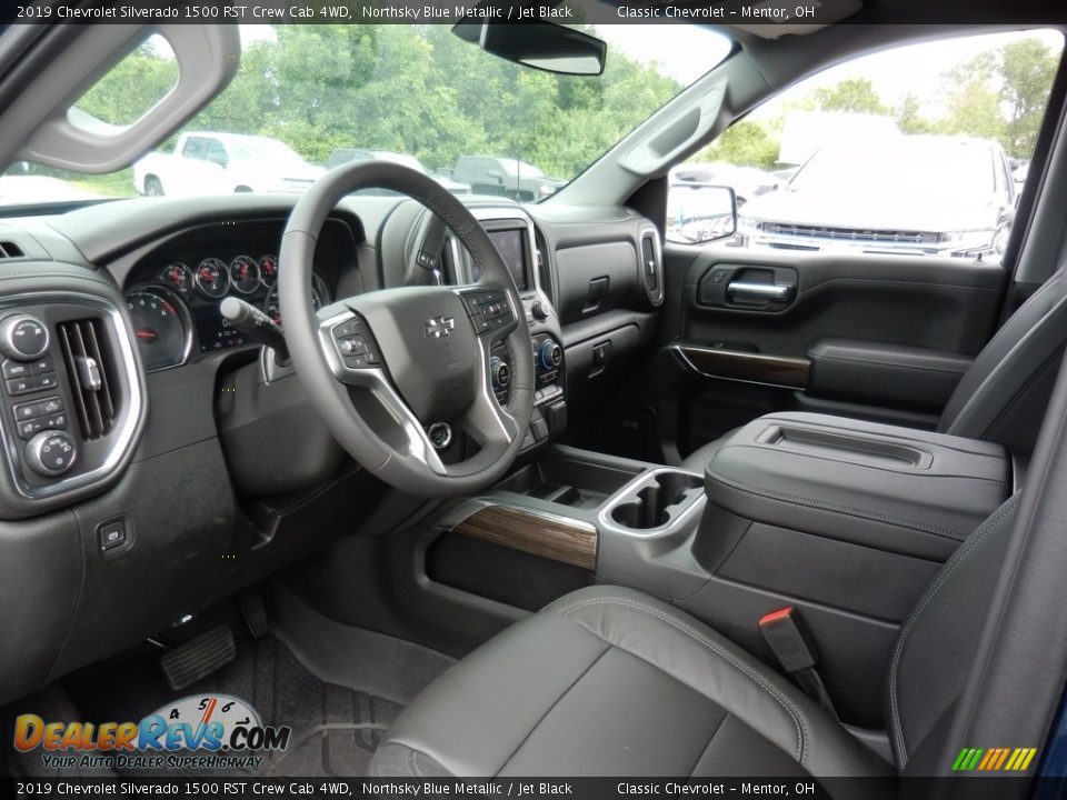 2019 Chevrolet Silverado 1500 RST Crew Cab 4WD Northsky Blue Metallic / Jet Black Photo #7