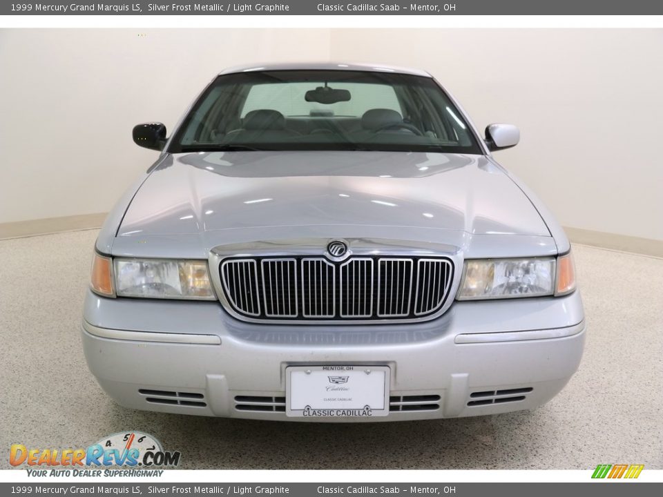 1999 Mercury Grand Marquis LS Silver Frost Metallic / Light Graphite Photo #2