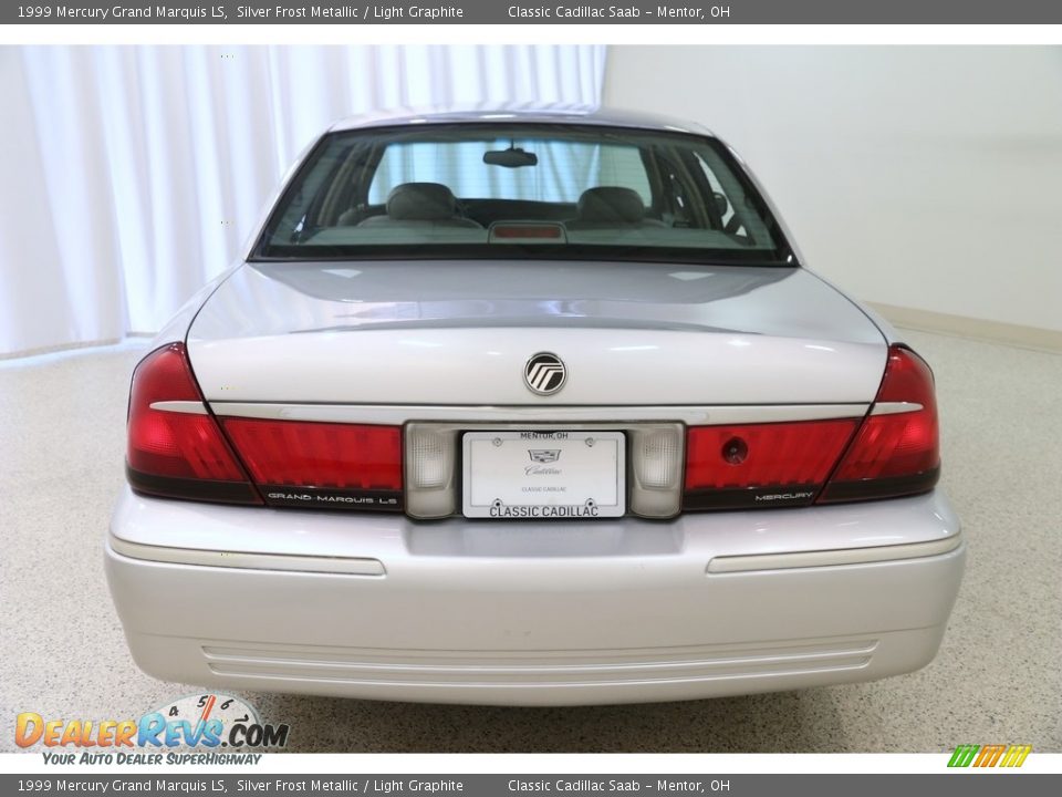 1999 Mercury Grand Marquis LS Silver Frost Metallic / Light Graphite Photo #23