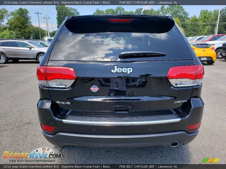 2019 Jeep Grand Cherokee Limited 4x4 Diamond Black Crystal Pearl / Black Photo #4