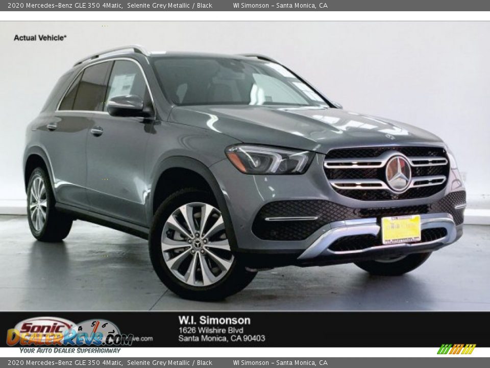 2020 Mercedes-Benz GLE 350 4Matic Selenite Grey Metallic / Black Photo #1