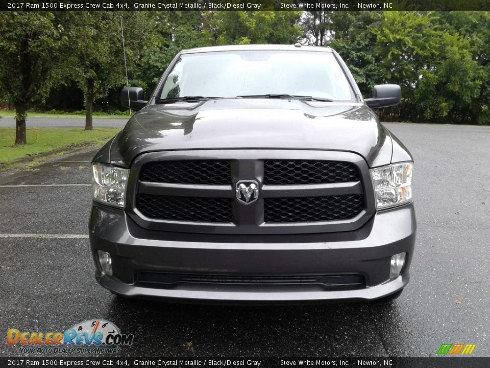 2017 Ram 1500 Express Crew Cab 4x4 Granite Crystal Metallic / Black/Diesel Gray Photo #3