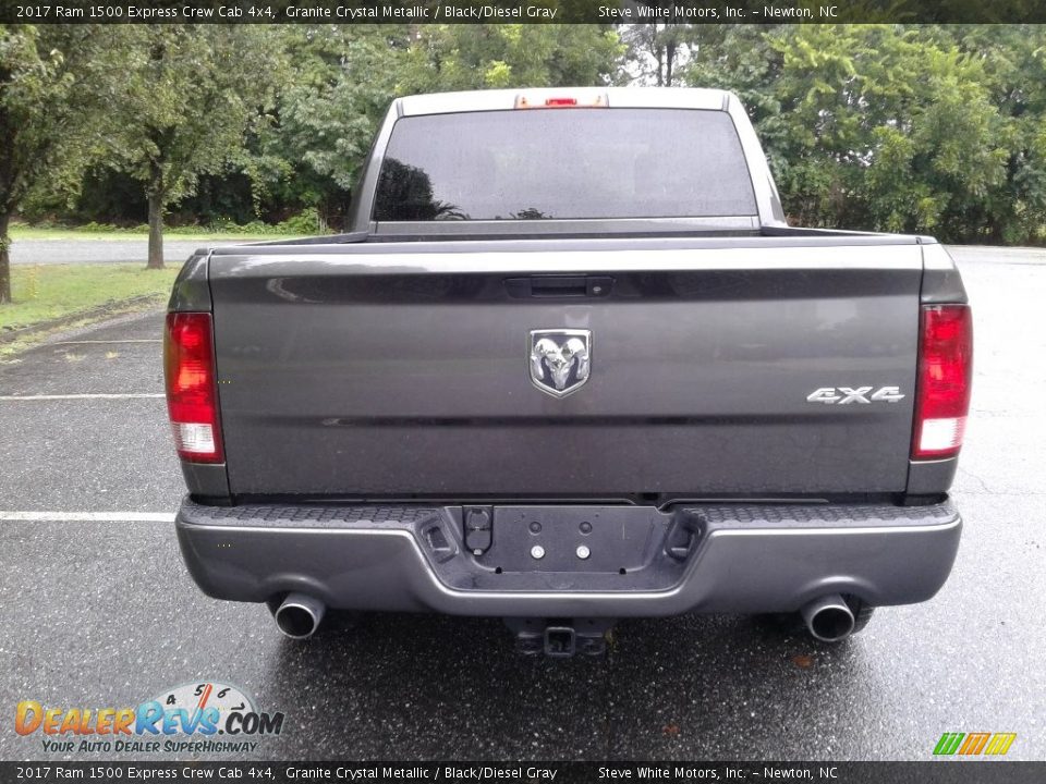 2017 Ram 1500 Express Crew Cab 4x4 Granite Crystal Metallic / Black/Diesel Gray Photo #7