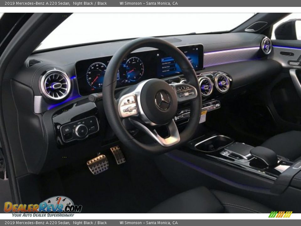 2019 Mercedes-Benz A 220 Sedan Night Black / Black Photo #4