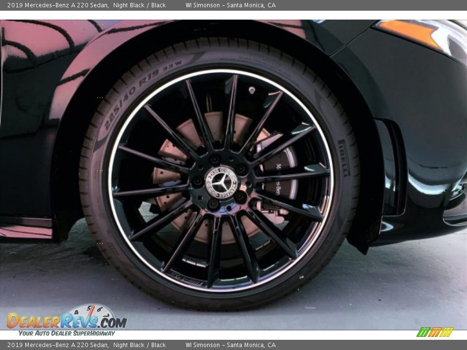 2019 Mercedes-Benz A 220 Sedan Night Black / Black Photo #9