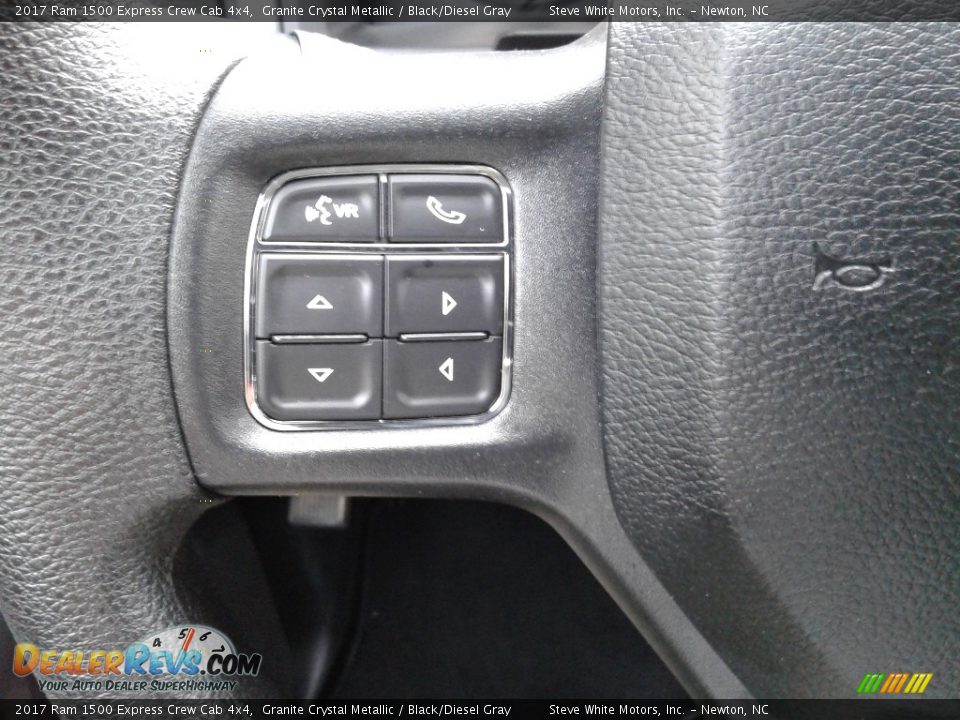 2017 Ram 1500 Express Crew Cab 4x4 Granite Crystal Metallic / Black/Diesel Gray Photo #15