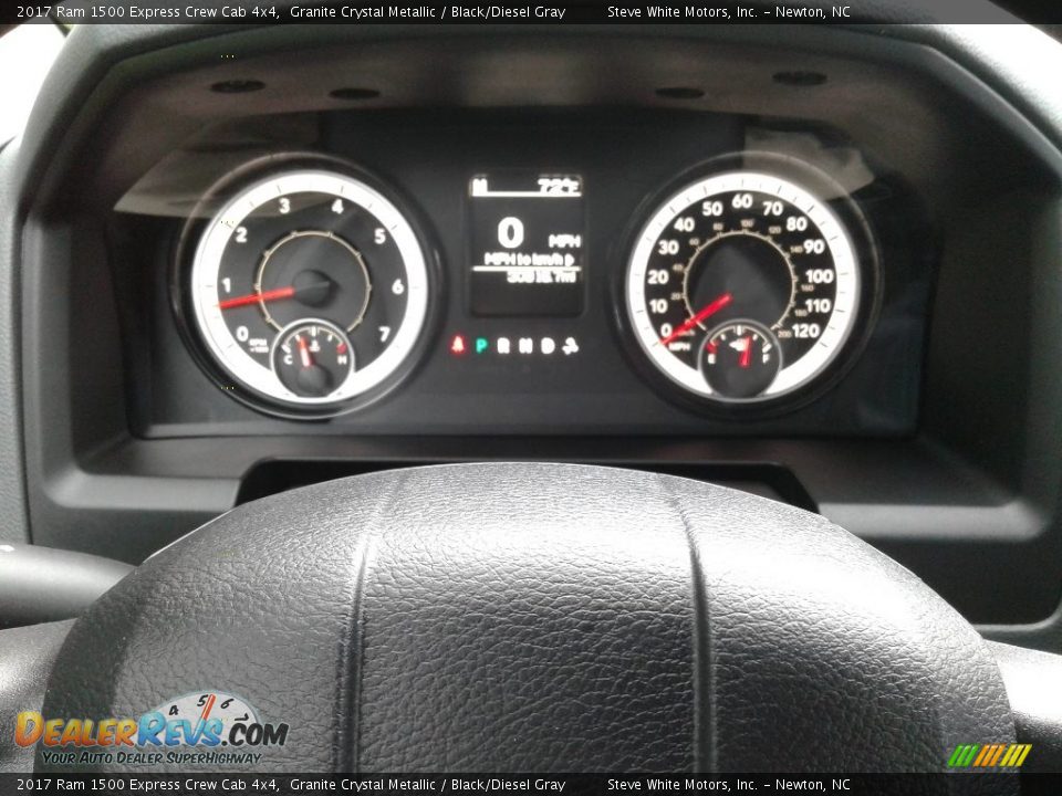 2017 Ram 1500 Express Crew Cab 4x4 Granite Crystal Metallic / Black/Diesel Gray Photo #17