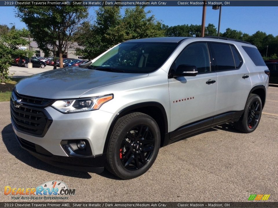 2019 Chevrolet Traverse Premier AWD Silver Ice Metallic / Dark Atmosphere/Medium Ash Gray Photo #5