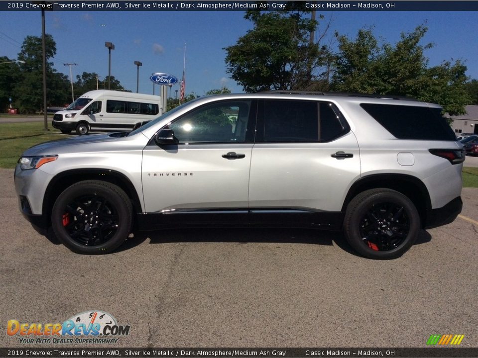 2019 Chevrolet Traverse Premier AWD Silver Ice Metallic / Dark Atmosphere/Medium Ash Gray Photo #6