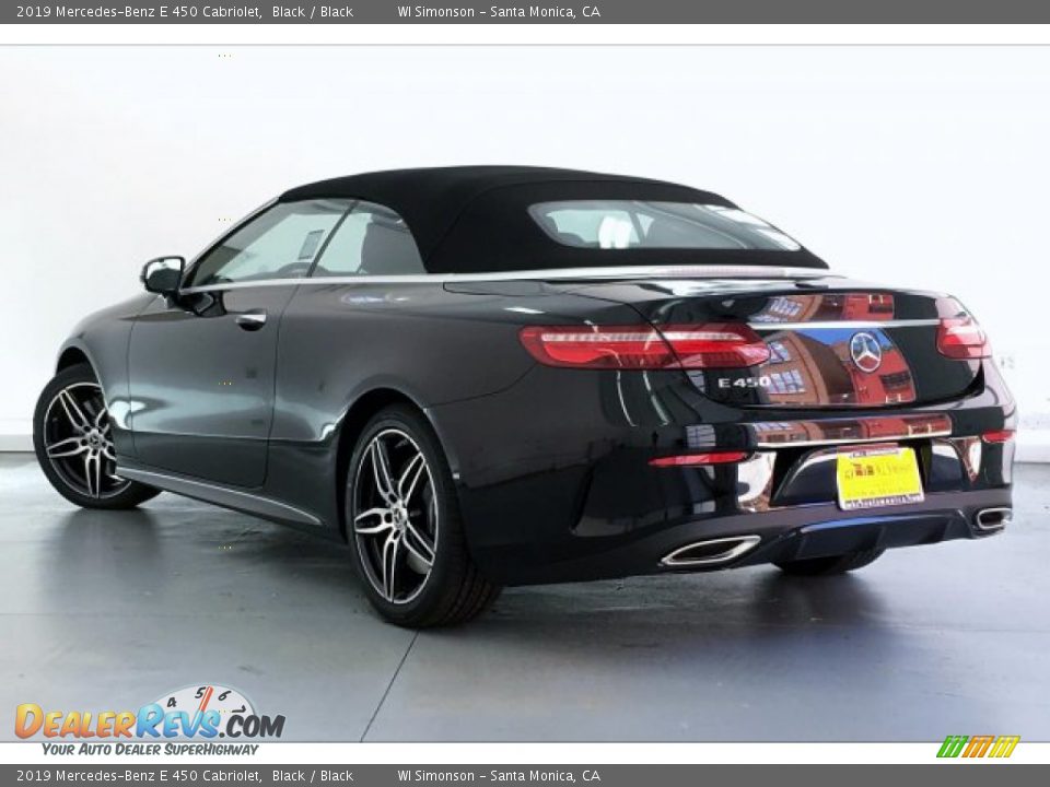 2019 Mercedes-Benz E 450 Cabriolet Black / Black Photo #2