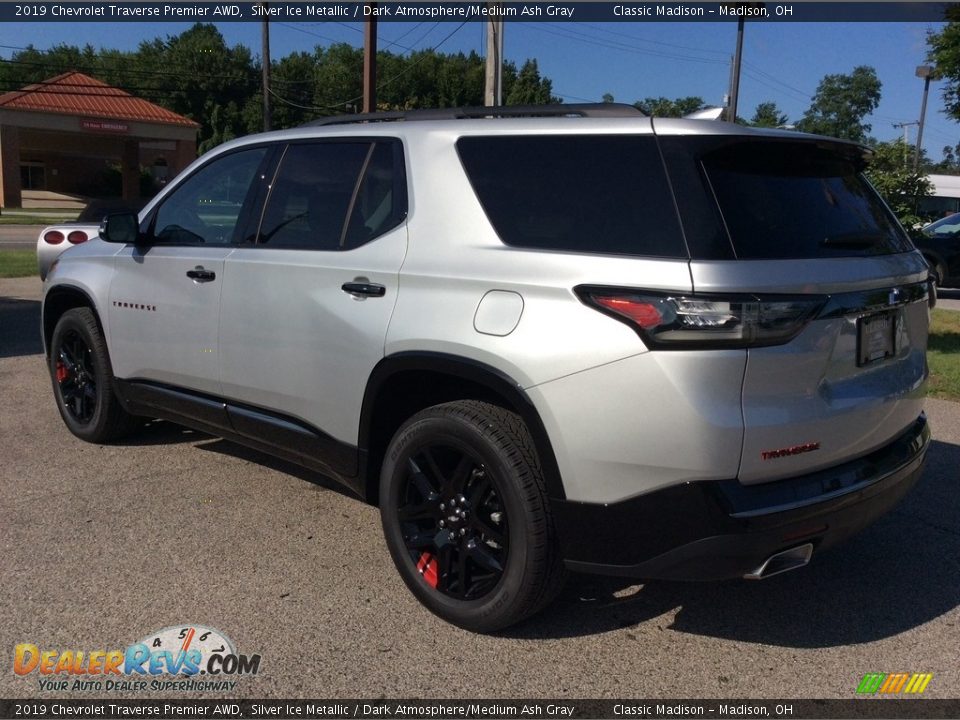 2019 Chevrolet Traverse Premier AWD Silver Ice Metallic / Dark Atmosphere/Medium Ash Gray Photo #7