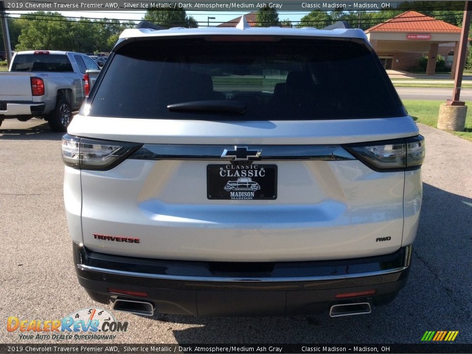 2019 Chevrolet Traverse Premier AWD Silver Ice Metallic / Dark Atmosphere/Medium Ash Gray Photo #8