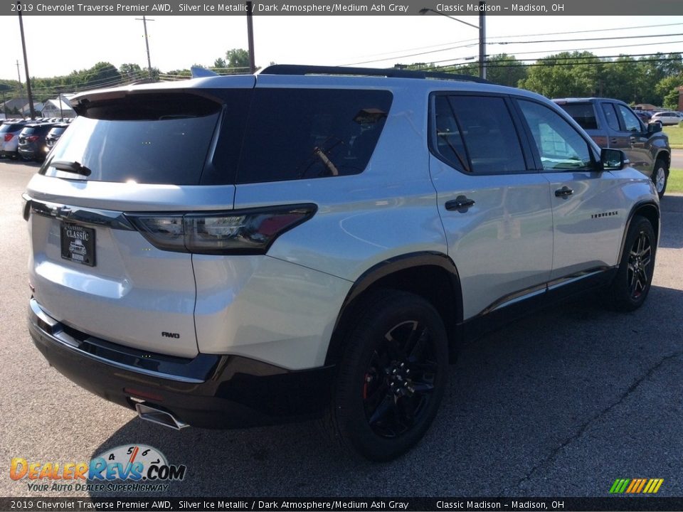 2019 Chevrolet Traverse Premier AWD Silver Ice Metallic / Dark Atmosphere/Medium Ash Gray Photo #9