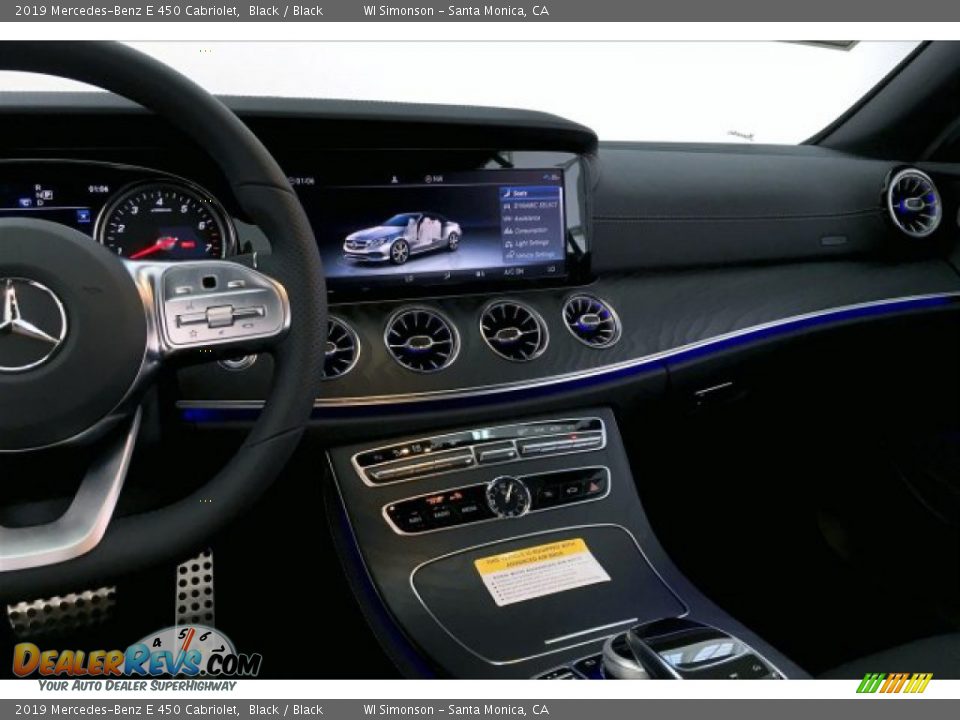 2019 Mercedes-Benz E 450 Cabriolet Black / Black Photo #6