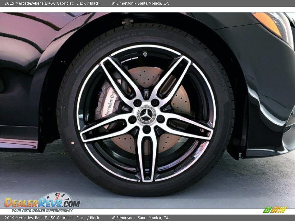 2019 Mercedes-Benz E 450 Cabriolet Black / Black Photo #9