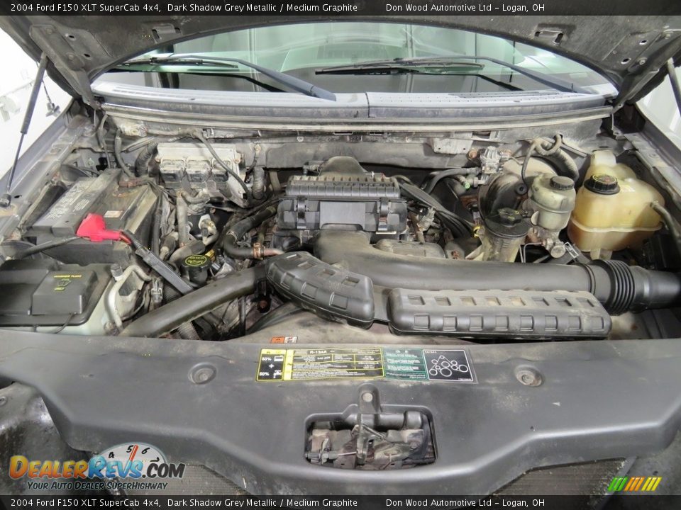 2004 Ford F150 XLT SuperCab 4x4 Dark Shadow Grey Metallic / Medium Graphite Photo #7