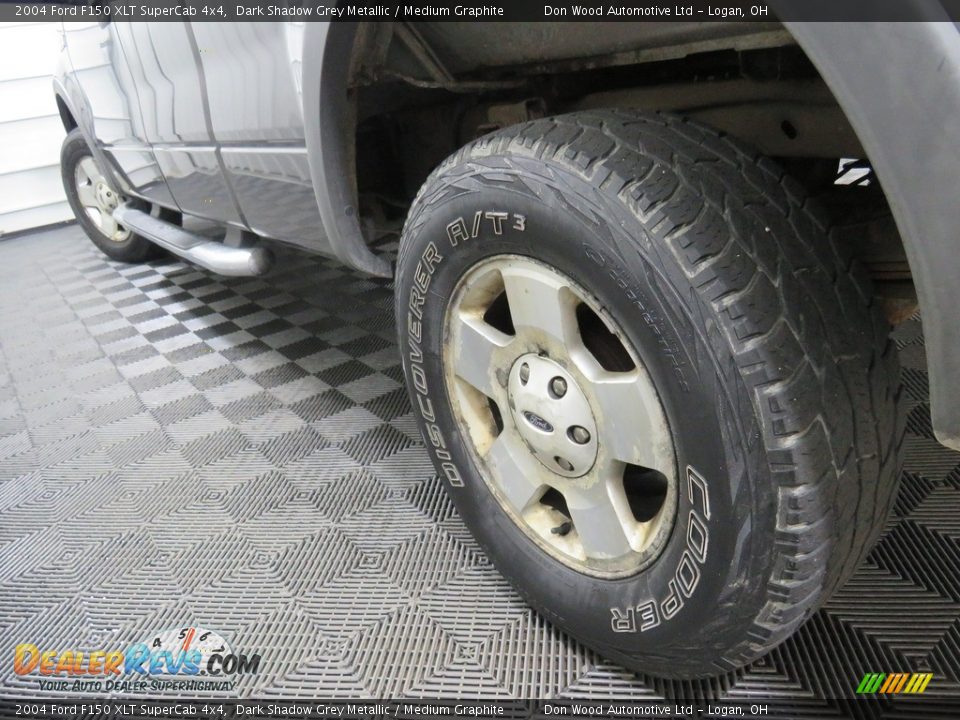 2004 Ford F150 XLT SuperCab 4x4 Dark Shadow Grey Metallic / Medium Graphite Photo #10