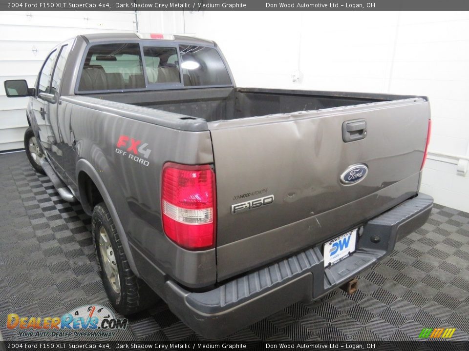 2004 Ford F150 XLT SuperCab 4x4 Dark Shadow Grey Metallic / Medium Graphite Photo #11