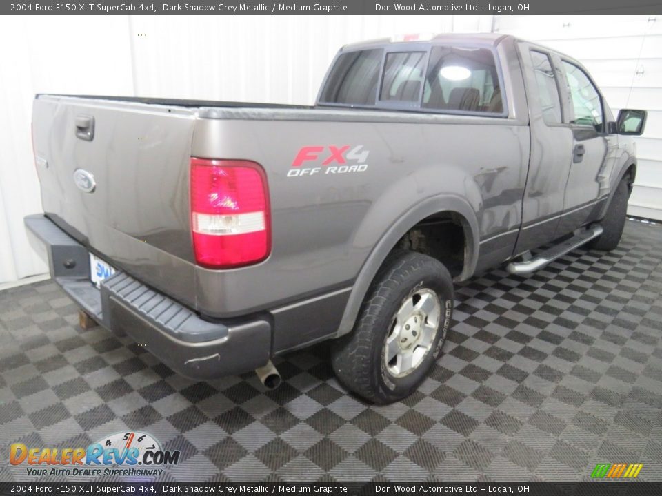 2004 Ford F150 XLT SuperCab 4x4 Dark Shadow Grey Metallic / Medium Graphite Photo #14