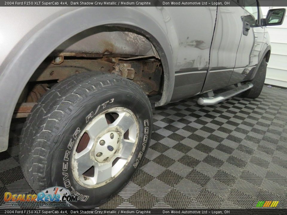 2004 Ford F150 XLT SuperCab 4x4 Dark Shadow Grey Metallic / Medium Graphite Photo #15