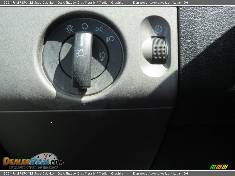 2004 Ford F150 XLT SuperCab 4x4 Dark Shadow Grey Metallic / Medium Graphite Photo #17