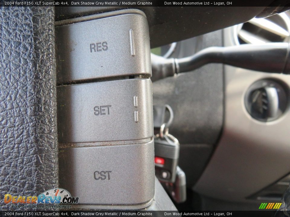 2004 Ford F150 XLT SuperCab 4x4 Dark Shadow Grey Metallic / Medium Graphite Photo #22