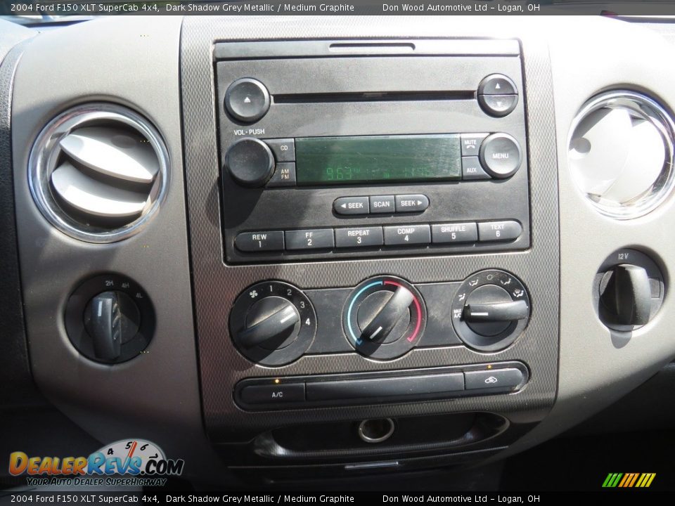 2004 Ford F150 XLT SuperCab 4x4 Dark Shadow Grey Metallic / Medium Graphite Photo #23