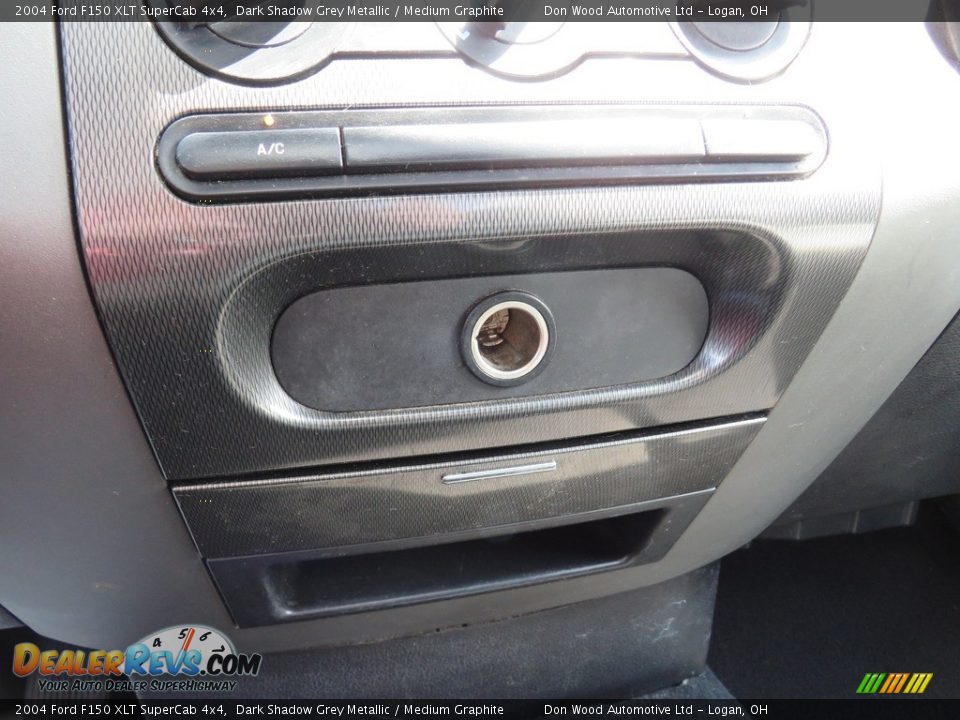 2004 Ford F150 XLT SuperCab 4x4 Dark Shadow Grey Metallic / Medium Graphite Photo #24