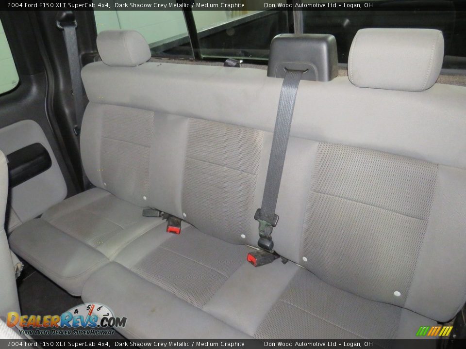 2004 Ford F150 XLT SuperCab 4x4 Dark Shadow Grey Metallic / Medium Graphite Photo #28