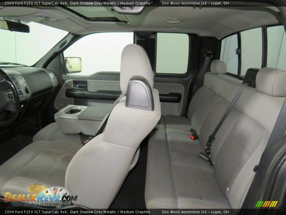 2004 Ford F150 XLT SuperCab 4x4 Dark Shadow Grey Metallic / Medium Graphite Photo #29