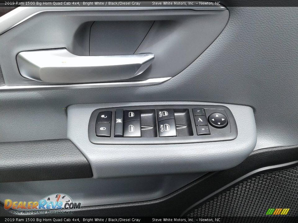 2019 Ram 1500 Big Horn Quad Cab 4x4 Bright White / Black/Diesel Gray Photo #9