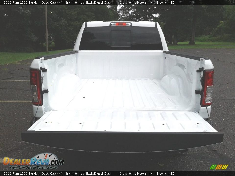 2019 Ram 1500 Big Horn Quad Cab 4x4 Bright White / Black/Diesel Gray Photo #12