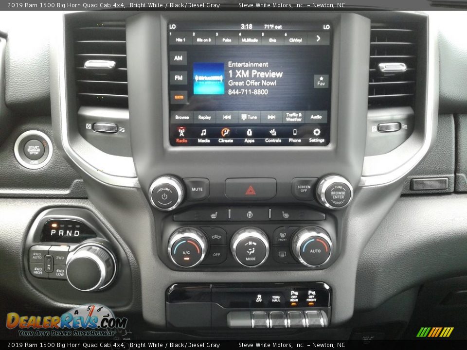 2019 Ram 1500 Big Horn Quad Cab 4x4 Bright White / Black/Diesel Gray Photo #20