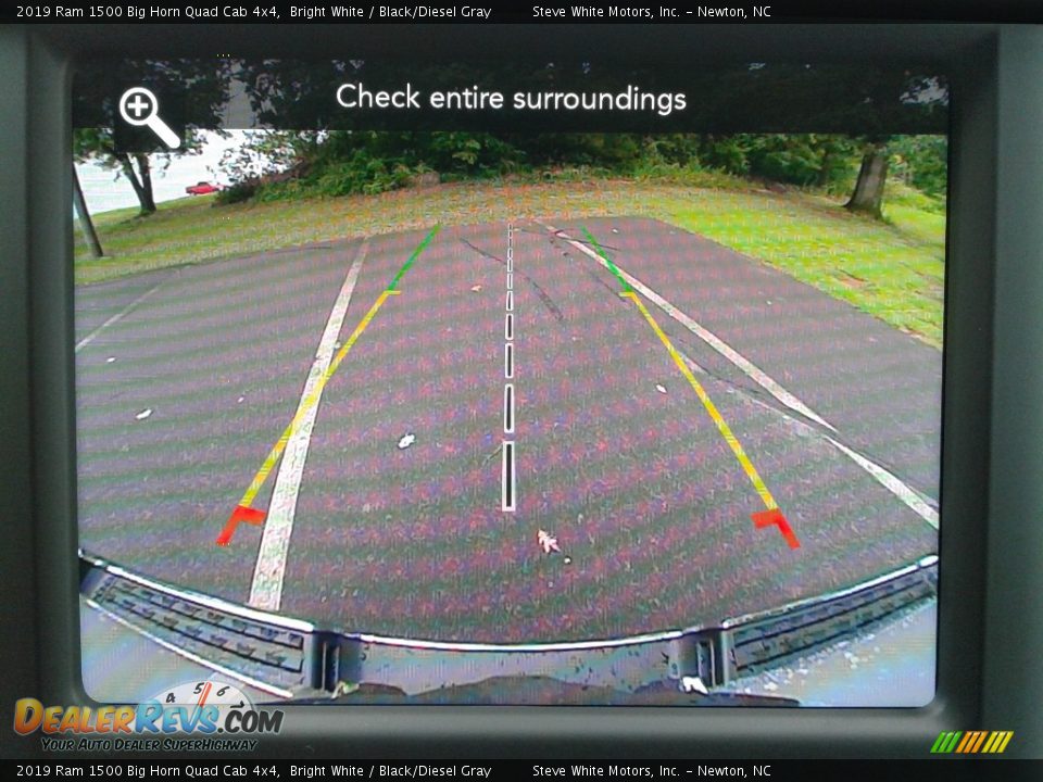 2019 Ram 1500 Big Horn Quad Cab 4x4 Bright White / Black/Diesel Gray Photo #22