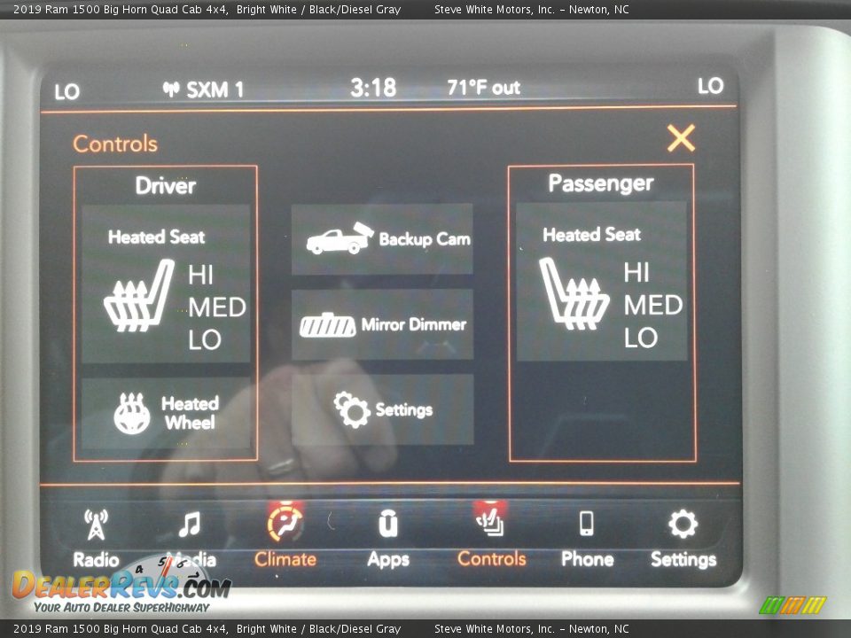 2019 Ram 1500 Big Horn Quad Cab 4x4 Bright White / Black/Diesel Gray Photo #24