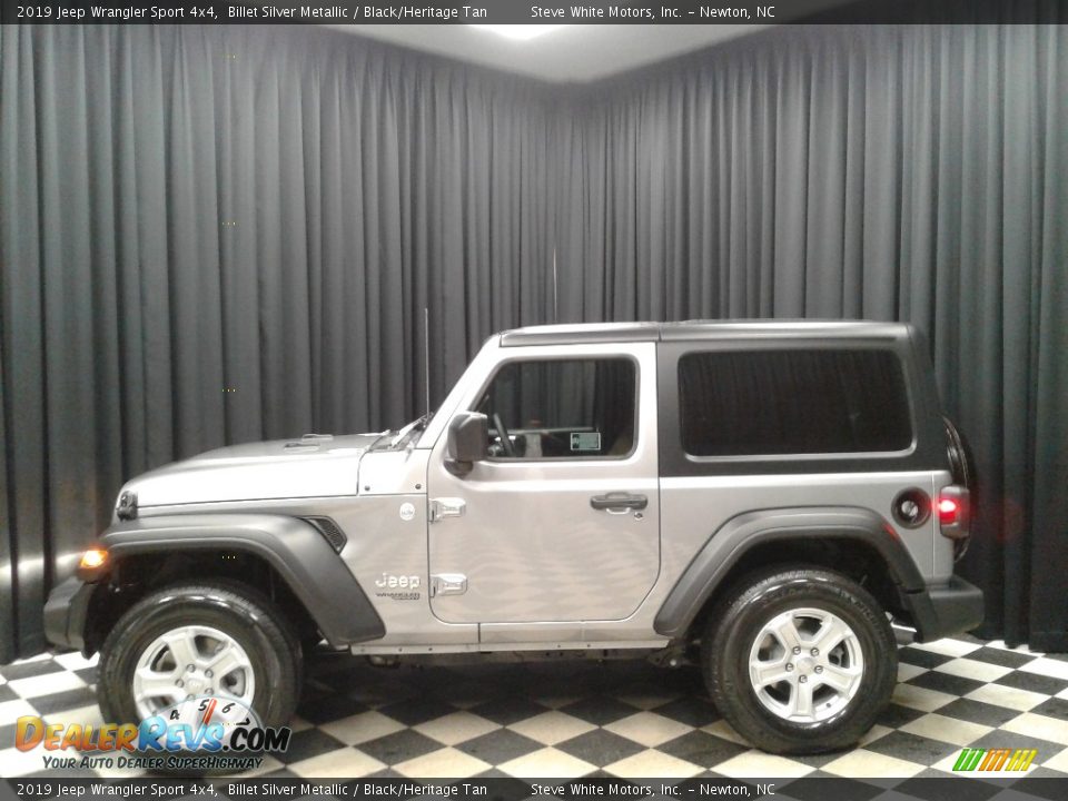 2019 Jeep Wrangler Sport 4x4 Billet Silver Metallic / Black/Heritage Tan Photo #1