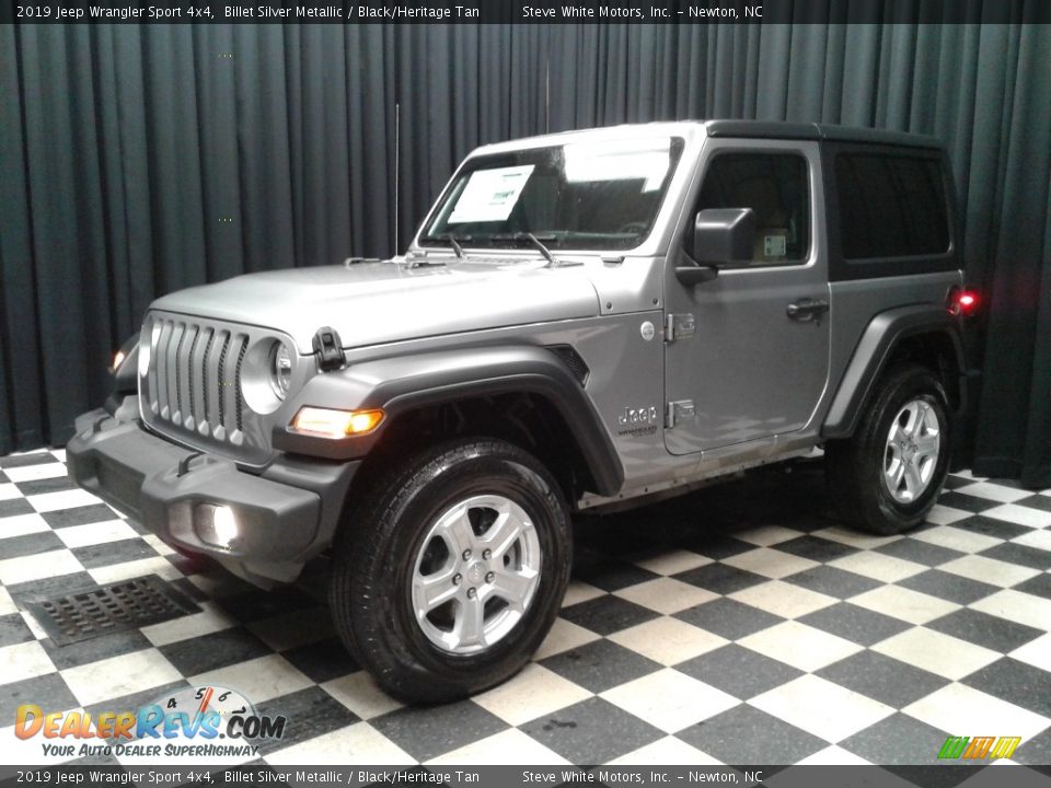 2019 Jeep Wrangler Sport 4x4 Billet Silver Metallic / Black/Heritage Tan Photo #2