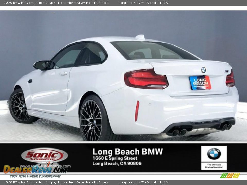 2020 BMW M2 Competition Coupe Hockenheim Silver Metallic / Black Photo #2